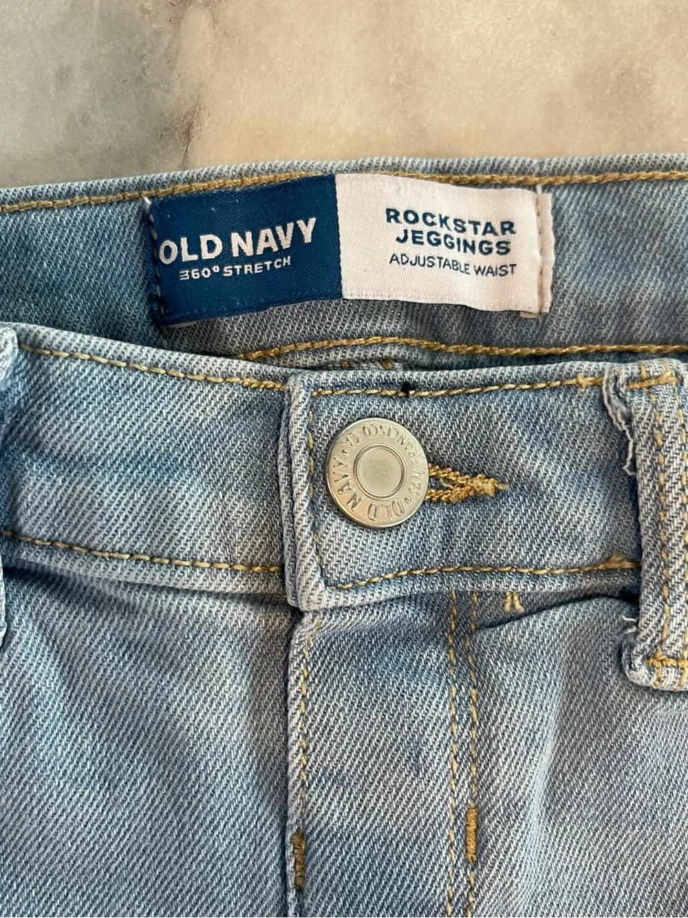 3 pr Girls Jeans size 5, 5T Old Navy Rockstar Jeggings 3 pair adjustable waists